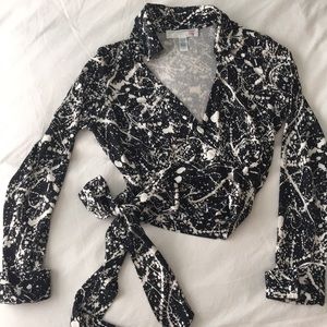 Diane Von Furstenberg Judy wrap top